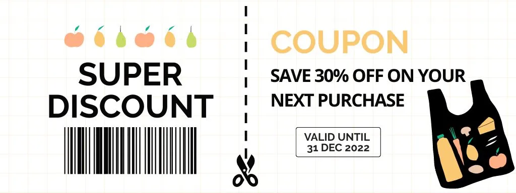 Free VistaCreate coupon design template