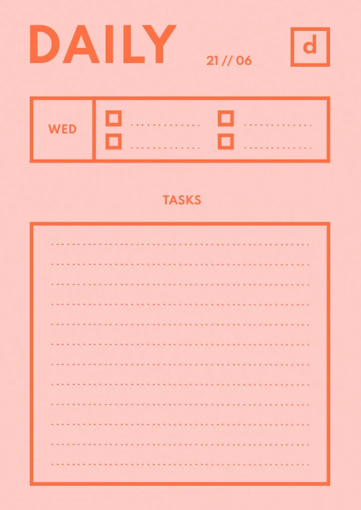 Free VistaCreate planner design template