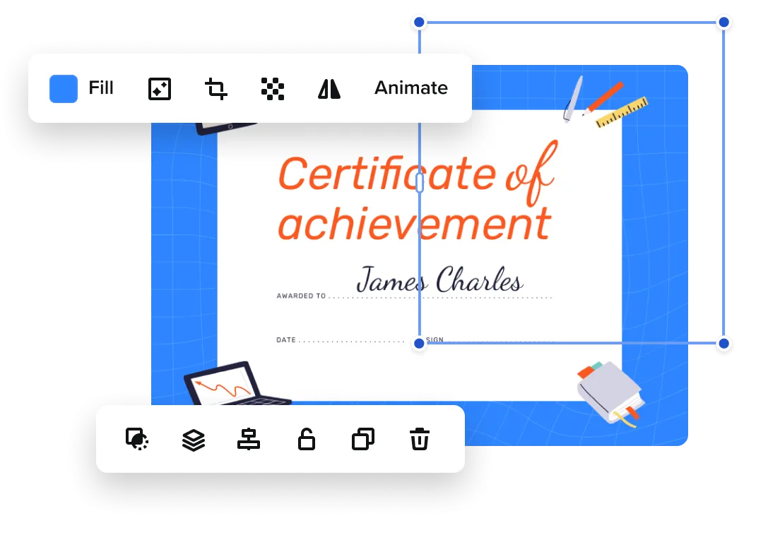 Make Your Own Award Certificate With VistaCreate