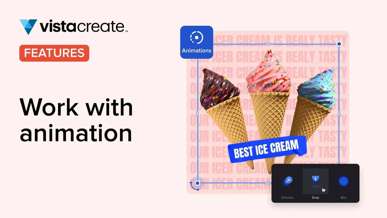 How To Create An Animated Design In VistaCreate Editor