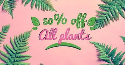 Plants Sale Discount Offer