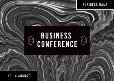 Business Conference Announcement