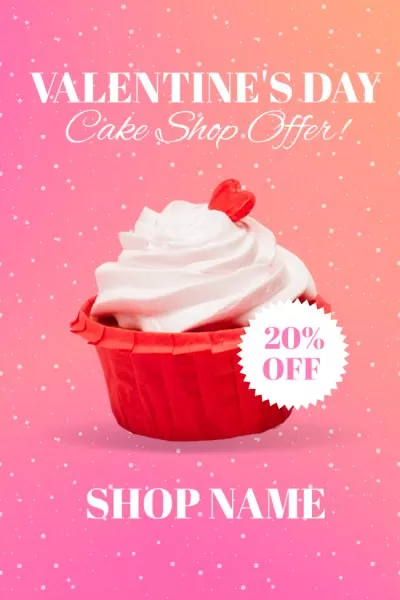 Cupcake Sale for Valentine's Day