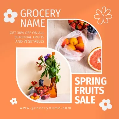 Spring Seasonal Fruit Sale