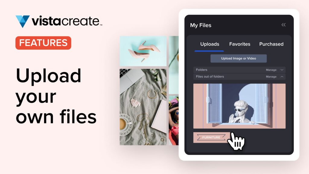 Learn how to upload files and add them to your designs